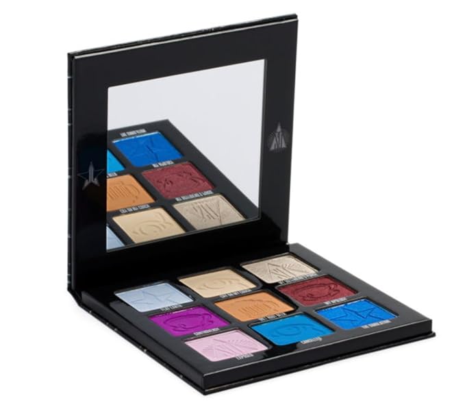 Jeffree Star Cosmetics Weirdo Mini Palette + Mini Controversy & Black Jeffree Star Approved Mascara Bundle of 3, Red