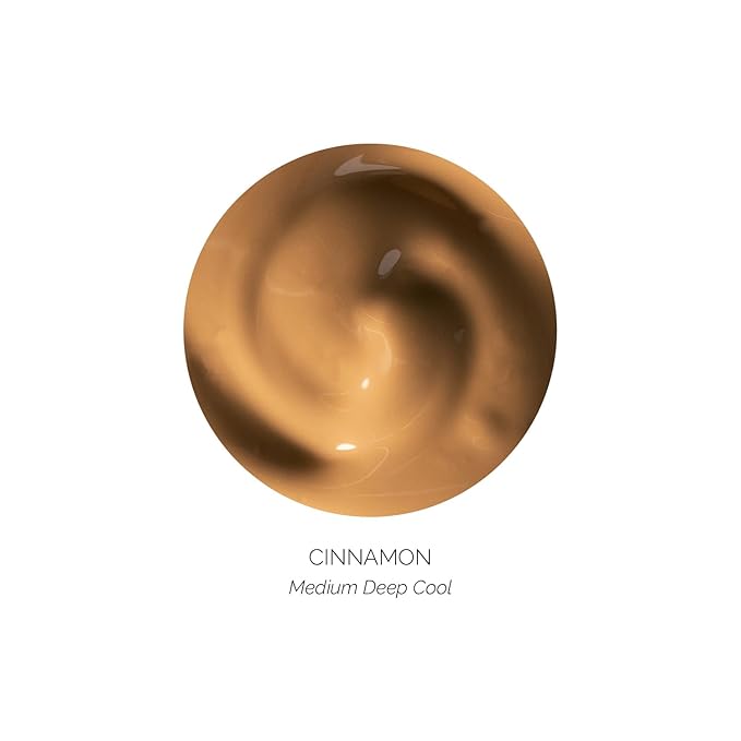 OFIR Skin Satin Medium Coverage Foundation | Buildable, Non-Creasing Finish | Vegan, Cruelty-Free, Paraben-Free Makeup | Blue Light Protection | 1 FL OZ (Cinnamon - Medium Deep Cool)