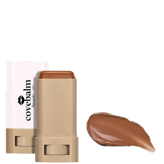 Cove Balm Beauty Skin Tint,Solid Tinted Serum Boosted Skin Tint Balm, Facial Color Correct, Radiant & Dewy Finish, Face Tinted Foundation, Covebalm Foundation Stick For Face Makeup (#03)