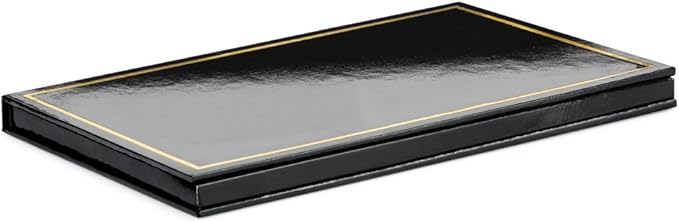 JUVITUS Large Empty Makeup Palette with Mirror and 20 Metal Stickers for Customizing Eyeshadows, Highlighters, and Blushes