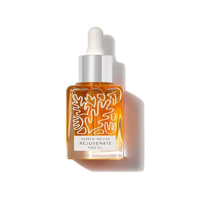 Naked & Thriving Rejuvenate Restorative Face Oil | Organic, Vegan, & Naturally-Derived Skin Care | Reduce the Look of Wrinkles and Moisturize Skin (1.18 oz/35 mL)