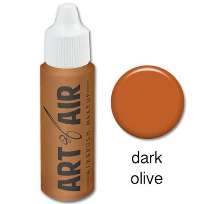 Airbrush Makeup - Foundation 1/2oz Bottle Choose Color (Dark Olive)
