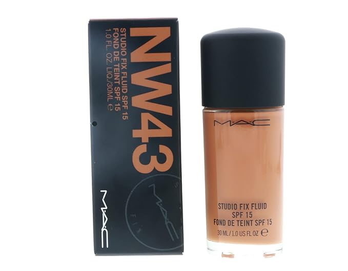 M.A.C. Studio Fix Fluid Foundation SPF 15 Boxed, NW43, 1 Count (A10)