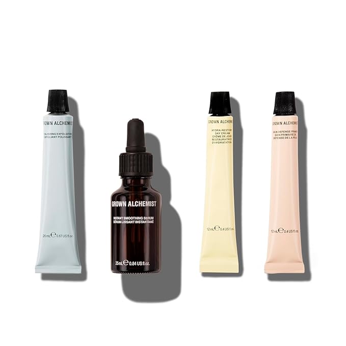 Grown Alchemist Prep + Prime Heroes Kit. 4 Bundled Products for Flawless Skin