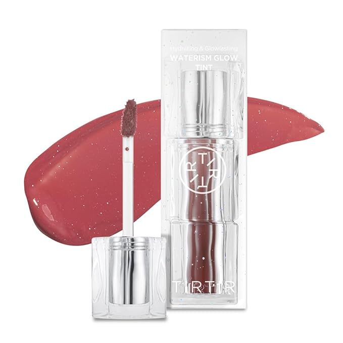 TIRTIR Waterism Tinted Lip Gloss #03 Sand Mond, 0.14 Fl Oz – Kiss Ready Lipgloss, 12H Long Lasting Non Sticky Natural Tinted Glow Korean Multiuse Cheek and Lip Tint for Women gift
