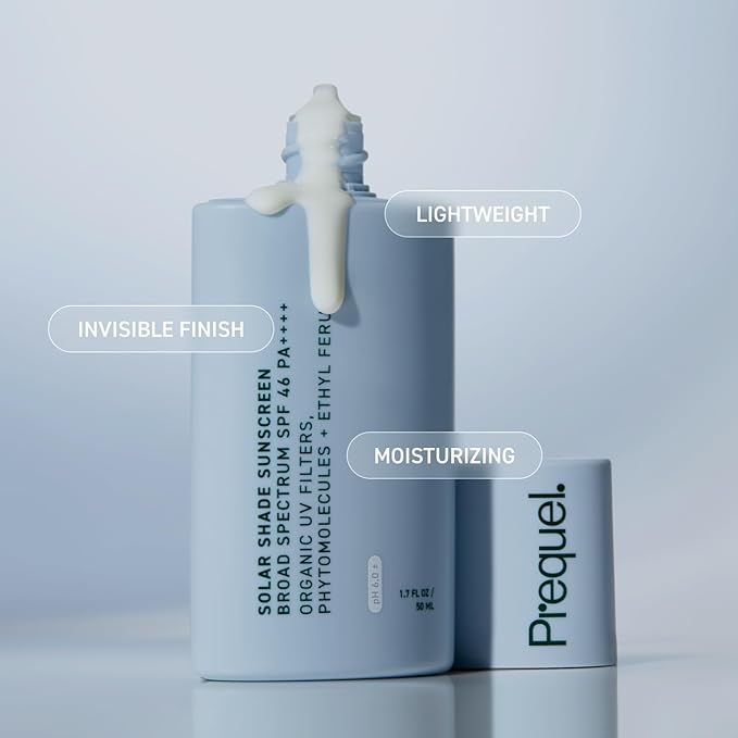 Skin Solar Shade - Moisturizing Face Sunscreen SPF 46 PA++++ Broad Spectrum UV Protection. Hydrating Sunblock for Dry Skin. Lightweight Travel Size Sun Protection, 1.7oz