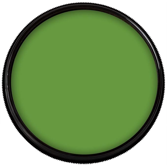 Mehron Makeup Foundation Greasepaint | Stage, Face Paint, Body Paint, Halloween Makeup 1.25 oz (38 g) (GREEN)