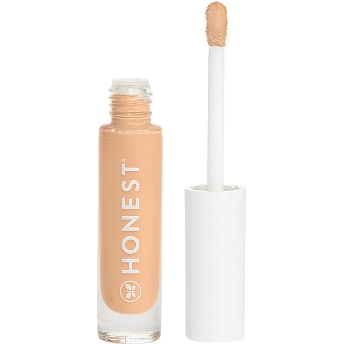 Honest Beauty Fresh Flex Concealer with Niacinamide + Vitamin E + Hyaluronic Acid | Vegan + Cruelty free | Beige, 0.17 fl oz