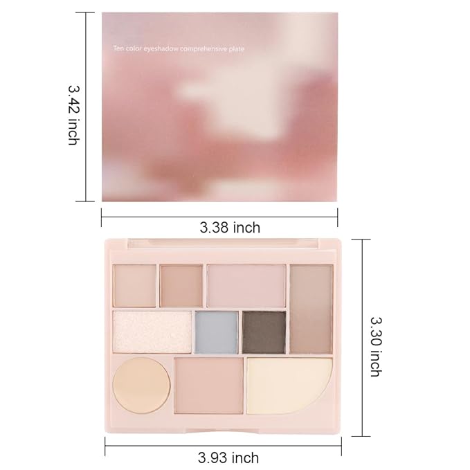 Shimmer Matte Eyeshadow Palette.Longwearing Highly Pigmented Natural Beige Gold Glitter Powder Palet.Matt Shiny Eye Makeup paleta de sombras.01#