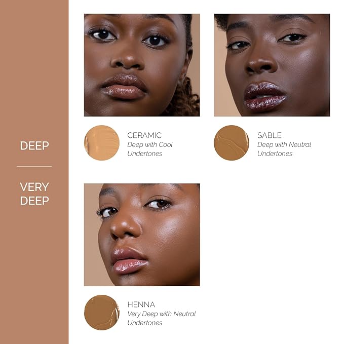 OFIR Perfected Weightless Concealer | Porous Coverage Blends for Smooth Finish | Covers Dark Circles Vegan Concealer | Botanical Formula Soothes Redness & Dullness |Henna - Very Deep Cool 0.27 OZ