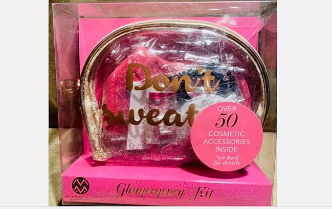 Glam Cosmetic Accessory Kit - 50 items (Black Lace)