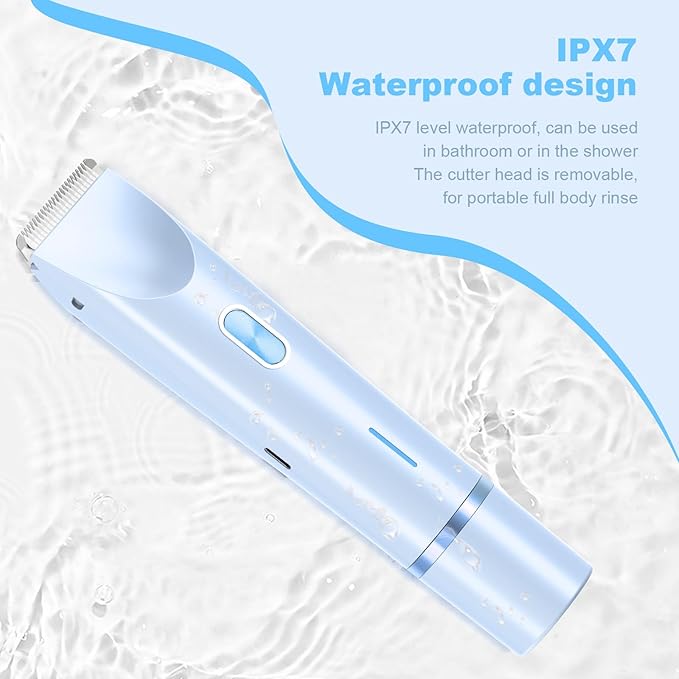 2025 New Bikini Trimmer for Women,Dermave Bikini Shaver,2-in-1 Electric Razors for Women(Blue)