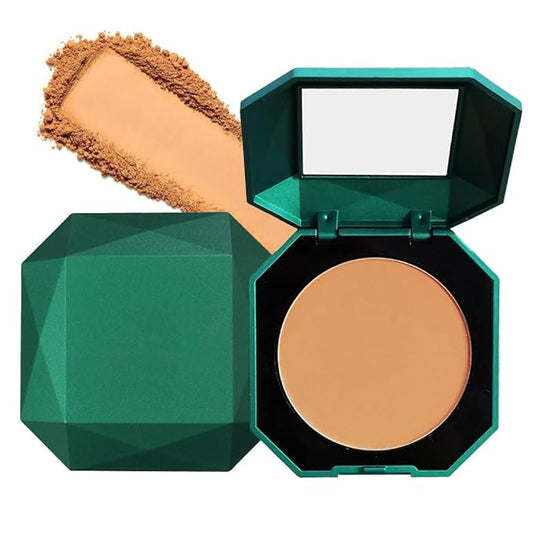 Pressed Matte Face Powder Makeup & Setting Powder for Poreless Wrinkle Blurring Contour Concealer Finishing,Lightweight,High Coverage,Shine Control, N.W 10g (02)