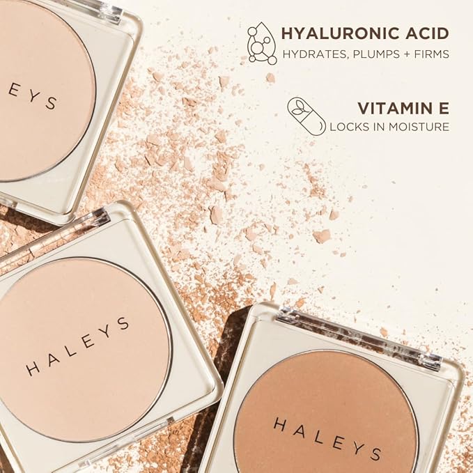 HALEYS Re-cover Matte Weightless Powder Foundation (2.15), Buildable, Medium to Full Coverage, Oil-Control, All-day Comfort Wear, Longwear, Nourishing, V + CF