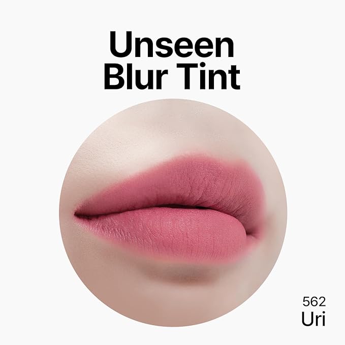 Unseen Blur Lip Tint Long-Lasting Stain, Blendable 3.2g (Uri, 3.2)