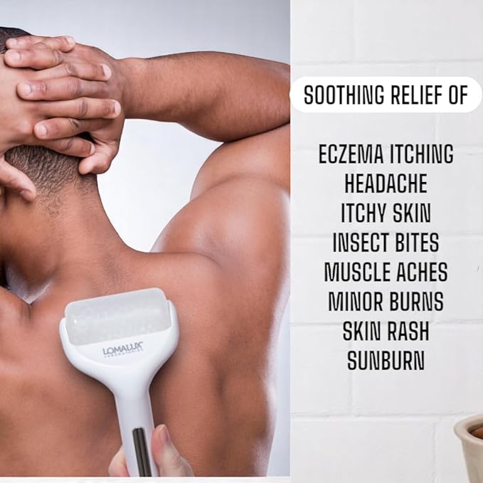 Cool IT! ICE Roller - Whole Body Cold Therapy Temporarily Relieves Skin Itch, Skin Irritation, Eczema, Skin Rashes, Minor Burns, Sunburn