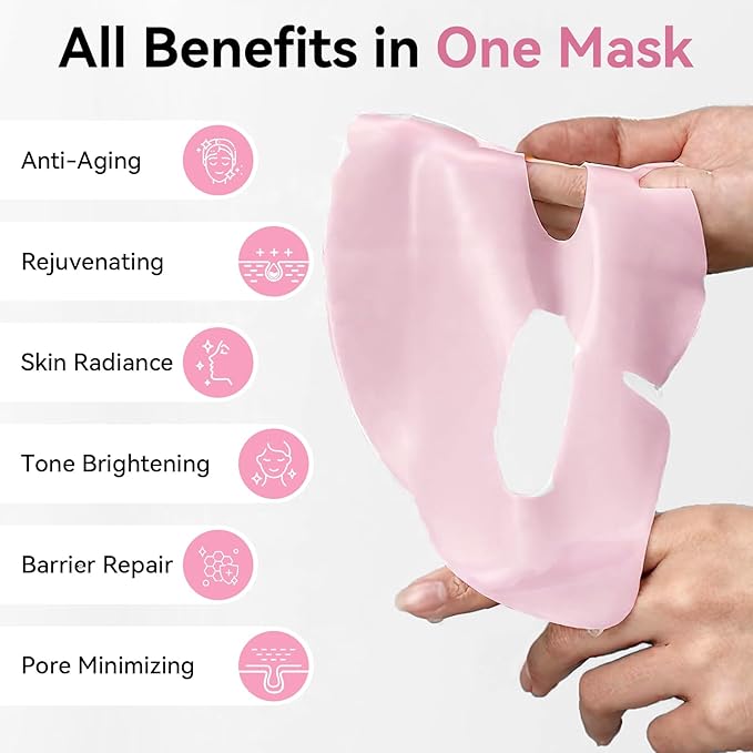 ISTON Bio-Collagen Face Mask,Overnight Revitalizing Hydrating Face Mask for Glowing Skin | Visible Firming, Deep Hydration & Refined Pores | Peptides, NMN & Hyaluronic Acid Masks For All Skin Type
