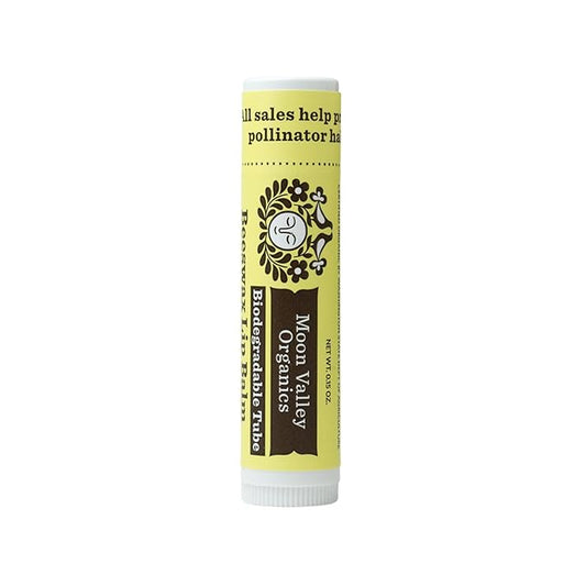Moon Valley Organics Beeswax Lip Balm for Moisturizing Lips and Cuticles (VELVETY VANILLA, 1-Pack)