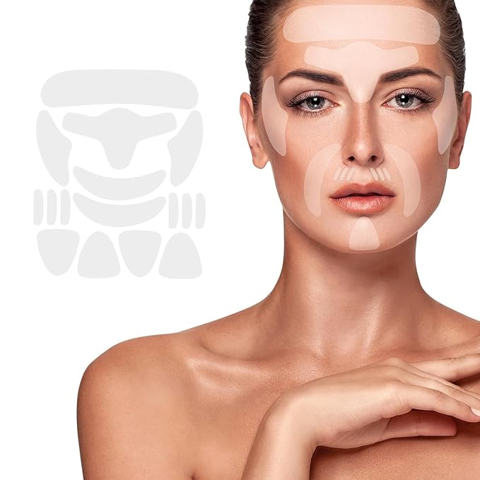 Facial Wrinkle Patches - 192 Pcs Face Patches for Overnight to Reduce Forehead Wrinkles, Smile Lines, Fine Lines & Chin Wrinkles, Anti Wrinkle Facial Patch for Women