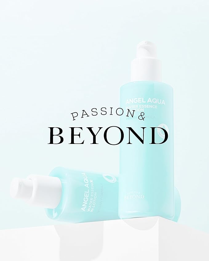 BEYOND Angel Aqua Moisture Skincare Set (Skincare Set, 11.2fl oz , 3-Piece Set) - Vegan Formula Korean Skin Care for Dry & Rough Skin , Hyaluronic Acid, Cica, Pantenol