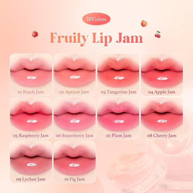 dasique Fruity Lip Jam (#07 Plum Jam) | High-shine finish | Moisturizing | Vegan, Cruelty Free | Lip Balm