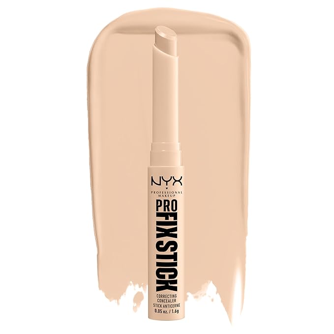 NYX PROFESSIONAL MAKEUP Pro Fix Stick Correcting Concealer, Buildable Medium Coverage Concealer Stick - Alabaster