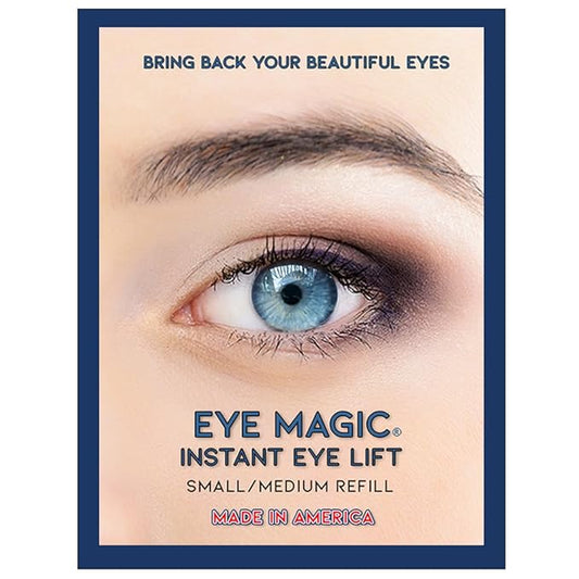 Eye Magic Premium Eye Lift (S/M Refill) Made in America. Instantly Lifts and Defines Droopy, Sagging or Hooded Eyes Safe for Daily Use