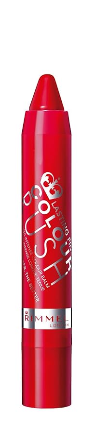 Rimmel Lasting Finish Colour Rush Lip Color Balm, The Redder, 0.095 Fluid Ounce