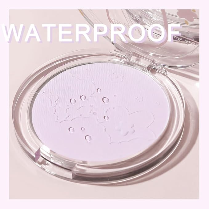 Face Oil Control Pressed Setting Powder-Clarifying Finishing Powder,Waterproof Long Lasting Translucent Powder Setting Powder Makeup,Blurs Fine Lines&Imperfections,Suitable for All-Day Use