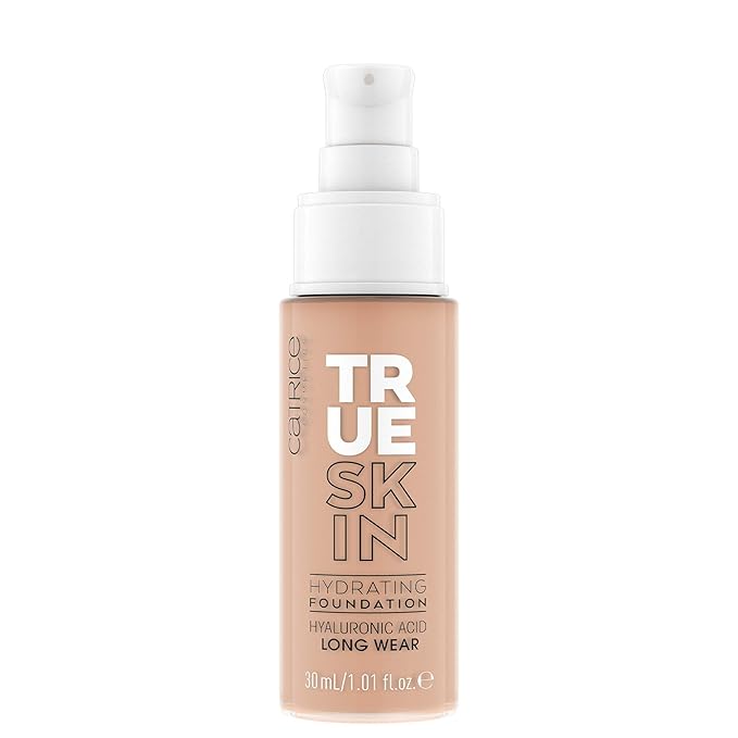 Catrice | True Skin Hydrating Foundation | Lightweight Buildable Coverage with Hyaluronic Acid and Watermelon Seed Oil | Vegan & Cruelty Free (043 | Neutral Macchiato)