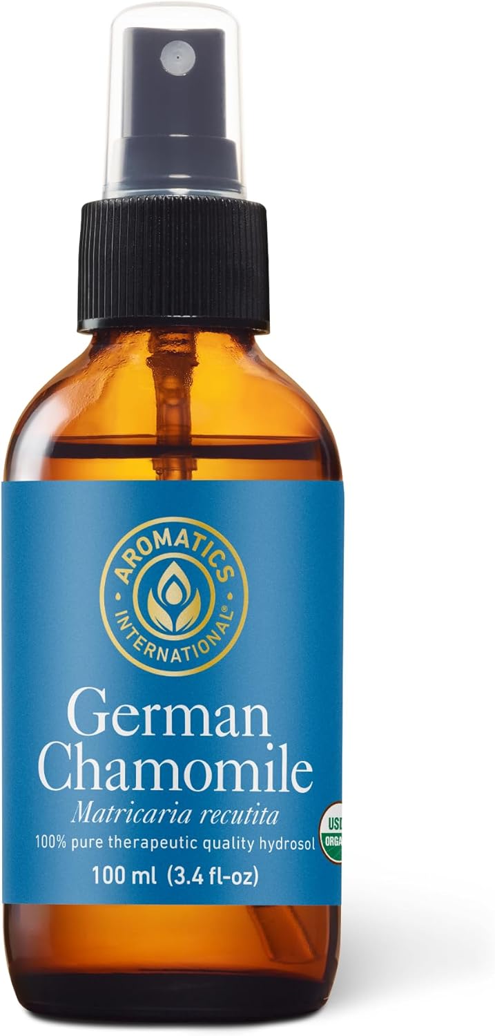 Aromatics International German Chamomile Hydrosol 100ml | Soothing Aromatic Spray for Home