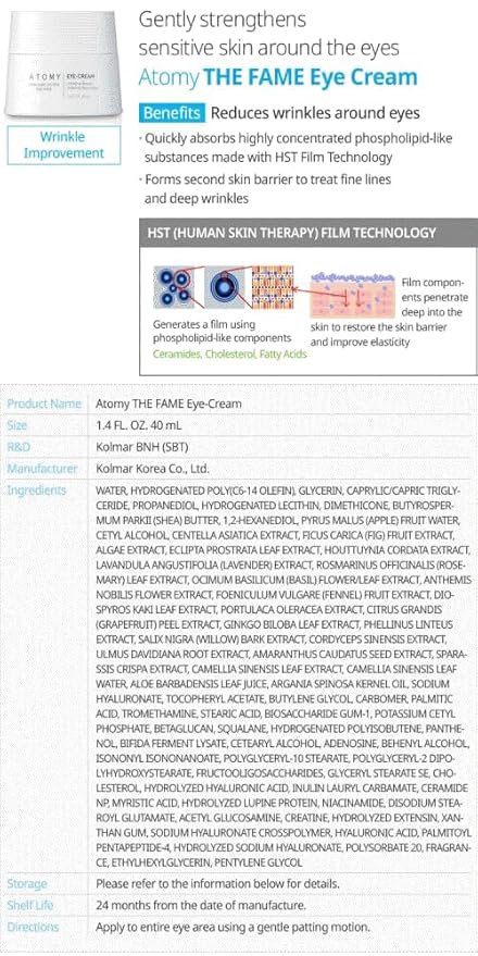 The Fame Skin Care System 1 SET including 5 kinds of skincare - Lotion, Toner, Essence, Eye Cream, Nutrition Cream | Korean Cosmetics | Unfading Beauty & Reputation | Strengthen Skin