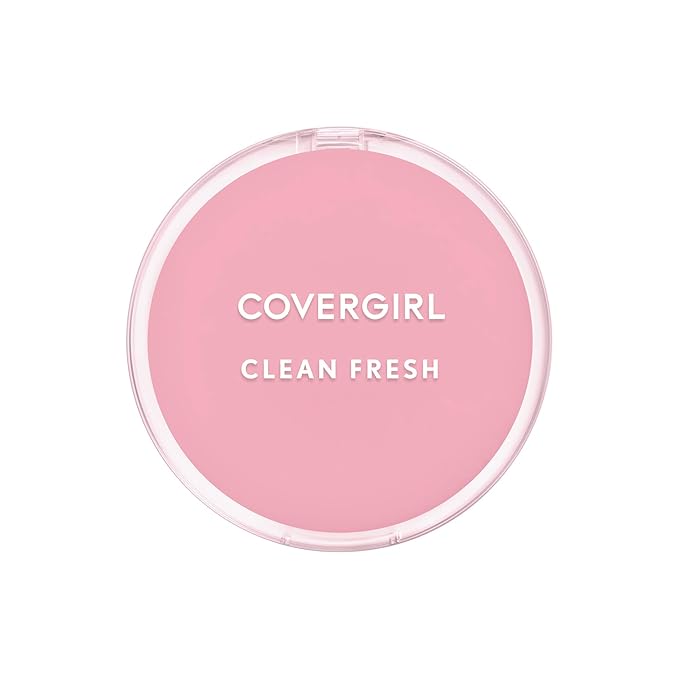 COVERGIRL Clean Fresh Pressed Powder, Porcelain, 0.35 oz