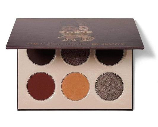 Juvia's Place Palette The Chocolates - Tan, Auburn, Shades of 6, Rich Dark Chocolate Palette, Professional Eye Makeup, Pigmented Palette, Makeup Palette for Eye Color & Shine