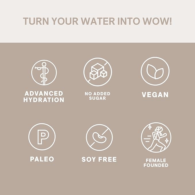 Cure Hydration | Plant-Based Electrolyte Drink Mix | No Added Sugar | Dehydration Relief Powder Made with Coconut Water | Non-GMO | Vegan | 28 Servings Jar - Tropical Punch