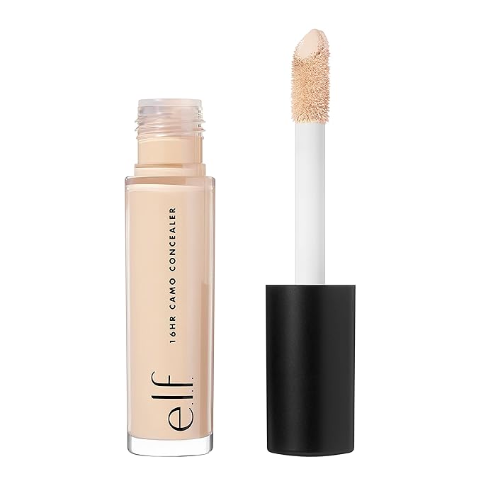 e.l.f. 16HR Camo Concealer, Full Coverage & Highly Pigmented, Matte Finish, Medium Neutral, 0.203 Fl Oz (6mL)