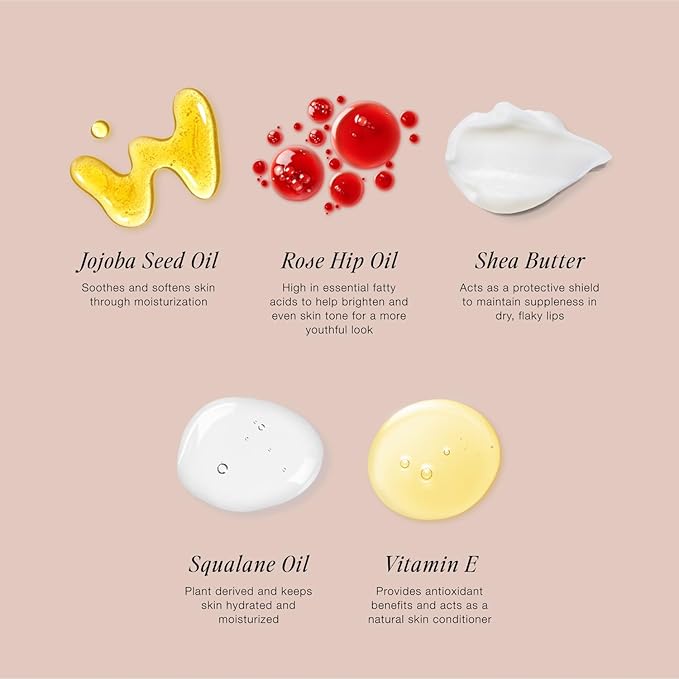 Jouer Blush & Bloom Cheek + Lipstick, Bare Rose - Hydrating Cream Blush Stick for Cheek and Lip Tint - Moisturizing Rose Hip and Squalane Oil Formula