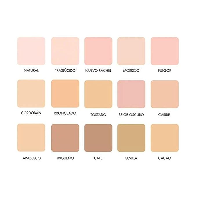 Bronceado Maja Pressed Powder| Delicately Scented Pressed Powder, Mirror and Tassel Compartment for Flawless Skin; 0.53 Ounces