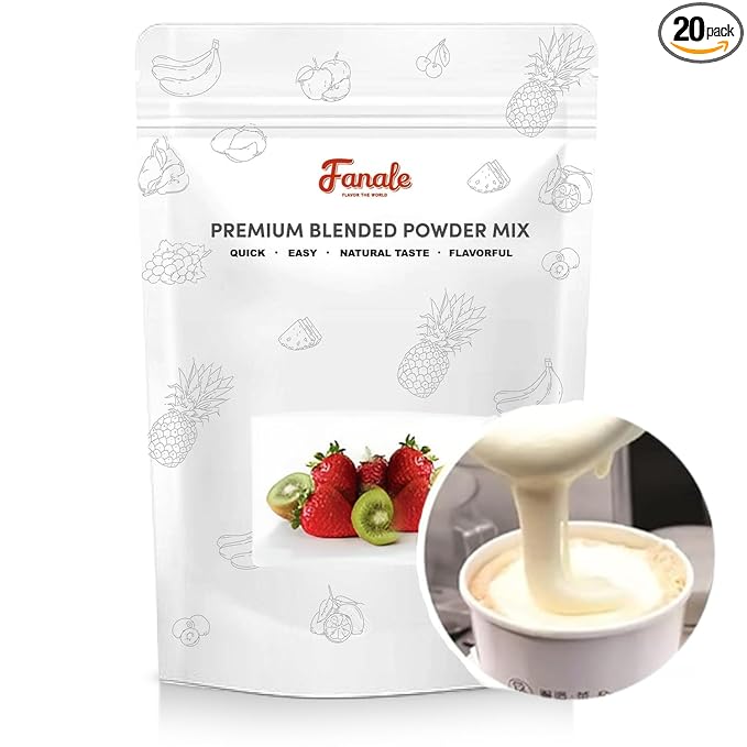 Fanale Premium Mochi puff Bubble Tea Flavoring Powder | Perfect for Baking, Smoothies, Desserts and Drinks | Instant Flavoring Powder for Boba Milk Tea - 2.2 Pounds (Pack of 1)