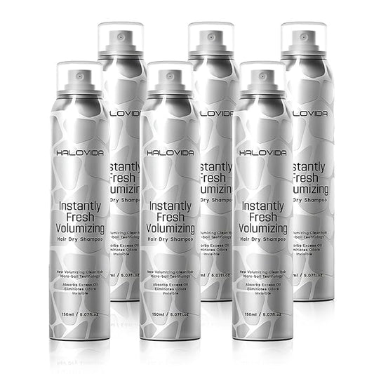 Dry Shampoo for Women, No White Residue Instantly Fresh Shampoo Spray, Absorb oils, Refreshing Volumizing Hair Dry Shampoo 5.07 FL.OZ (Pack of 6)