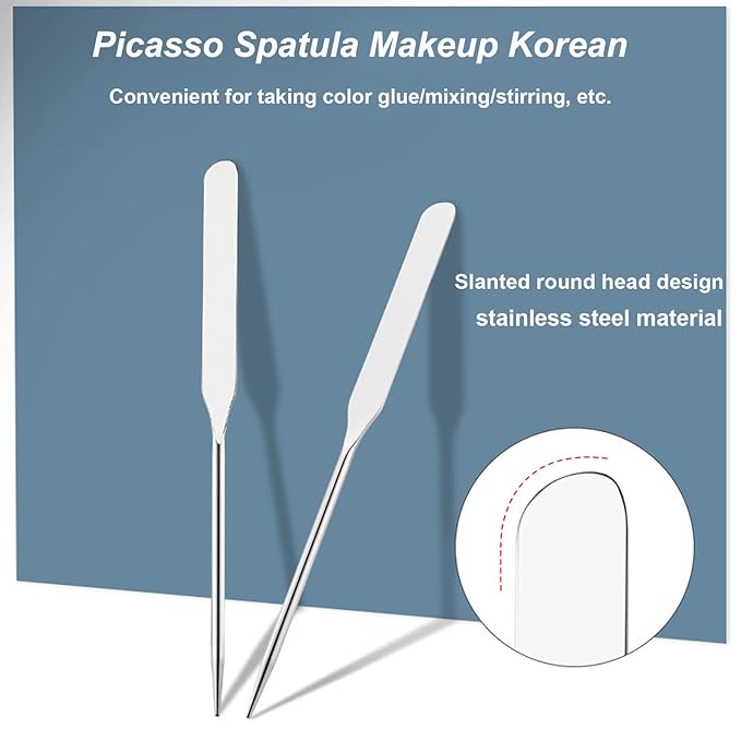 Makeup Spatula Korean,Foundation Spatula, Picasso Makeup Spatula, Korean Makeup Spatula, Picasso Spatula Makeup Korean Foundation Spatula Korean, Korean Spatula Makeup, Picasso Spatula Makeup (A)