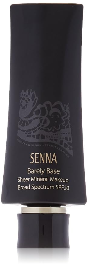 Senna Cosmetics Barely Base Sheer Mineral Makeup SPF 20, Medium, 1.7 Fluid Ounce