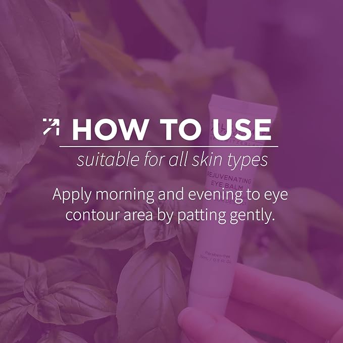 Alchimie Forever Rejuvenating Eye Balm | Hydrating Anti-Aging Eye Cream with Jojoba and Cocoa Butter, European Blueberries, Vitamin K | Reduce Dark Under Eye Circles and Premature Aging | 0.5 fl oz