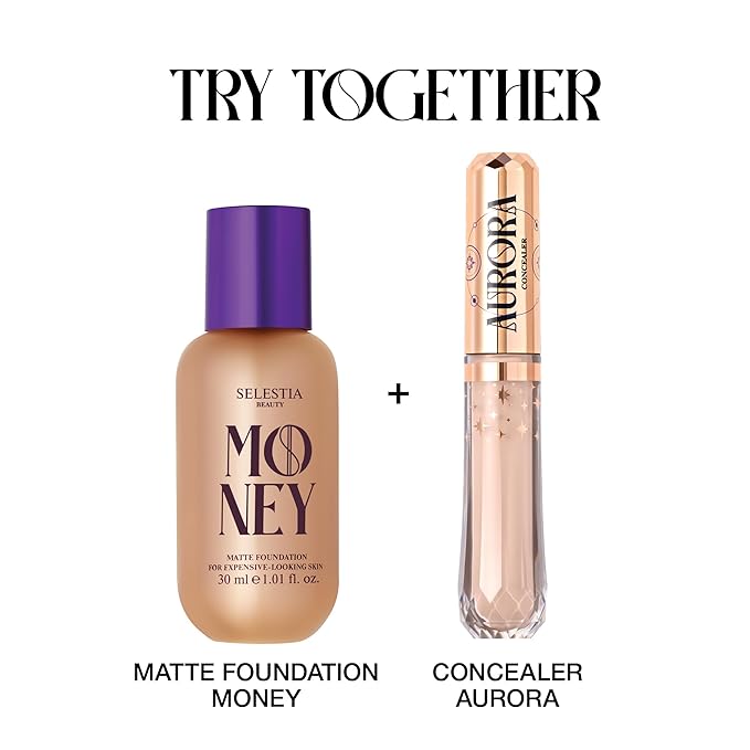 Matte Foundation Money - Long-Lasting Makeup Foundation with Flawless & Buildable Coverage - Liquid Foundation for All Skin Types (Cloud)