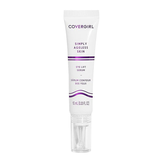 COVERGIRL Simply Ageless Skin Eye Lift Serum, Reduces Wrinkles, 1 Pack, 0.92 Oz ,Serum, Face Serum, Skin Tightening Serum, Anti-Wrinkle Serum, Tighter Skin, Instantly Youthful, Works Well With Makeup