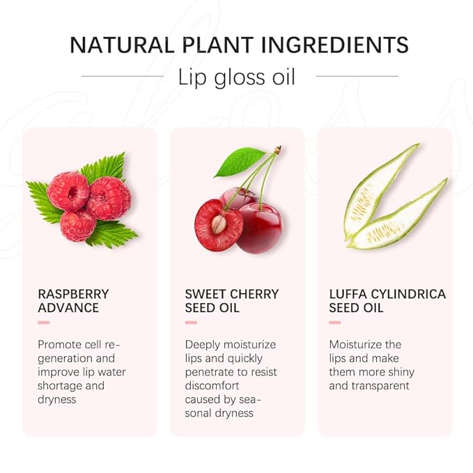 Yasovigi Hydrating Lip Oil Plumping Lip Tint Moisturizing Lip Gloss, Transparent Lip Balm Care Stick Nourishing Repairing Non-sticky, Moisture&Lighten Lip Lines (Rosewood)