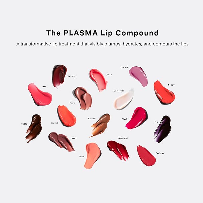 U Beauty The PLASMA Tinted Lip Compound - Anti-Aging & Anti-Wrinkle Lip Gloss, Hyaluronic Acid, Shea Butter & Peptides for Hydration & Plumping,Fortune - 15 mL