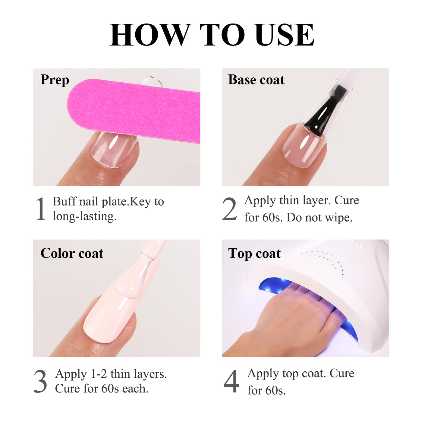 Imtiti Pearl Gel Nail Polish, White Pearl Iridescent Glitter Gel Polish Diamond Shimmer Sparkle Soak Off UV LED Nail Gel Polish Autumn Winter Gel Polish Manicure Gel Nail Kit 10ML