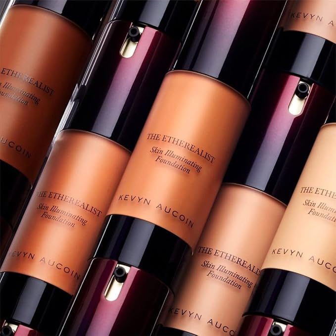 Kevyn Aucoin The Etherealist Skin Illuminating Foundation, EF 15 (Deep) shade: Comfortable, shine-free, smooth, moisturize. Medium to full coverage. Makeup artist go to. Even, bright & natural look.