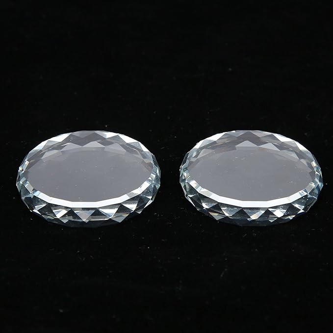 2PCS Nail Art Painting Color Toning Glass Board, Mixed Color Palette Makeup Display Board,Nail Polish False Eyelash Glue Hold Makeup Pallet Nail Art Display Cosmetic Mixing Tools